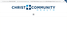 Tablet Screenshot of cchsaugusta.org